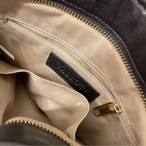 Like new! Talbots Bag shoulder or crossbody bucket black leather chain strap - Picture 12 of 16